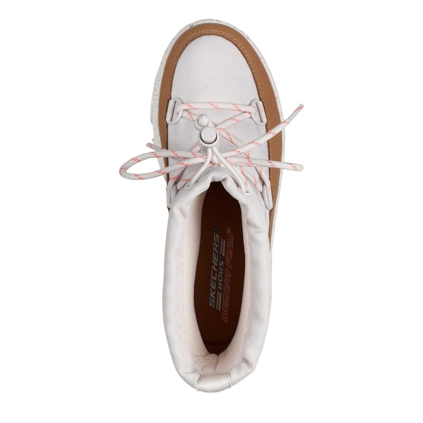 Natural - Side - Skechers Womens-Ladies Bobsmt Peak Walking Shoes