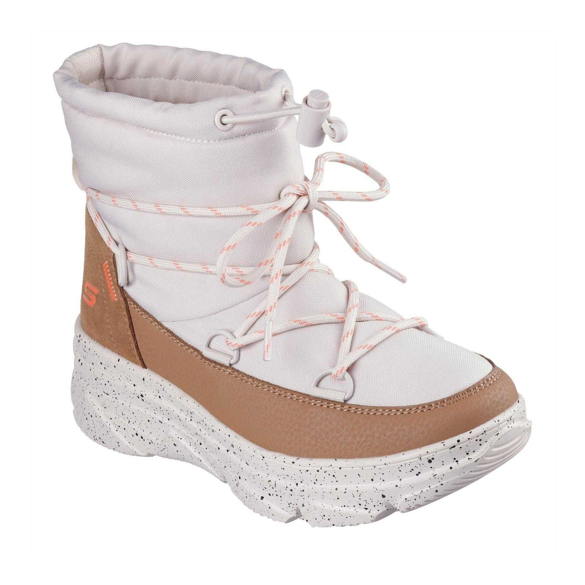 Natural - Pack Shot - Skechers Womens-Ladies Bobsmt Peak Walking Shoes
