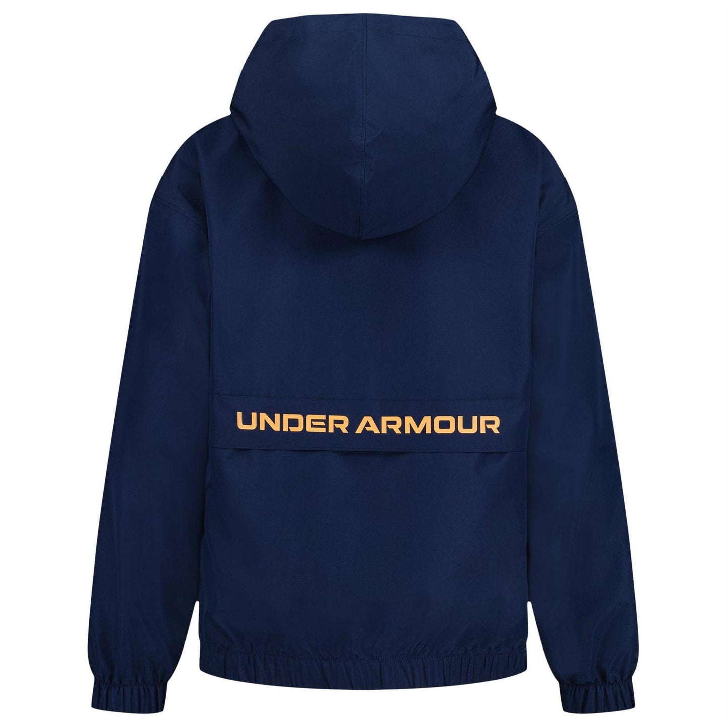 Black-Blue - Back - Under Armour Childrens-Kids Packaway Jacket