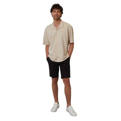 Stone - Lifestyle - Threadbare Mens Antti Relaxed Fit Short-Sleeved Shirt