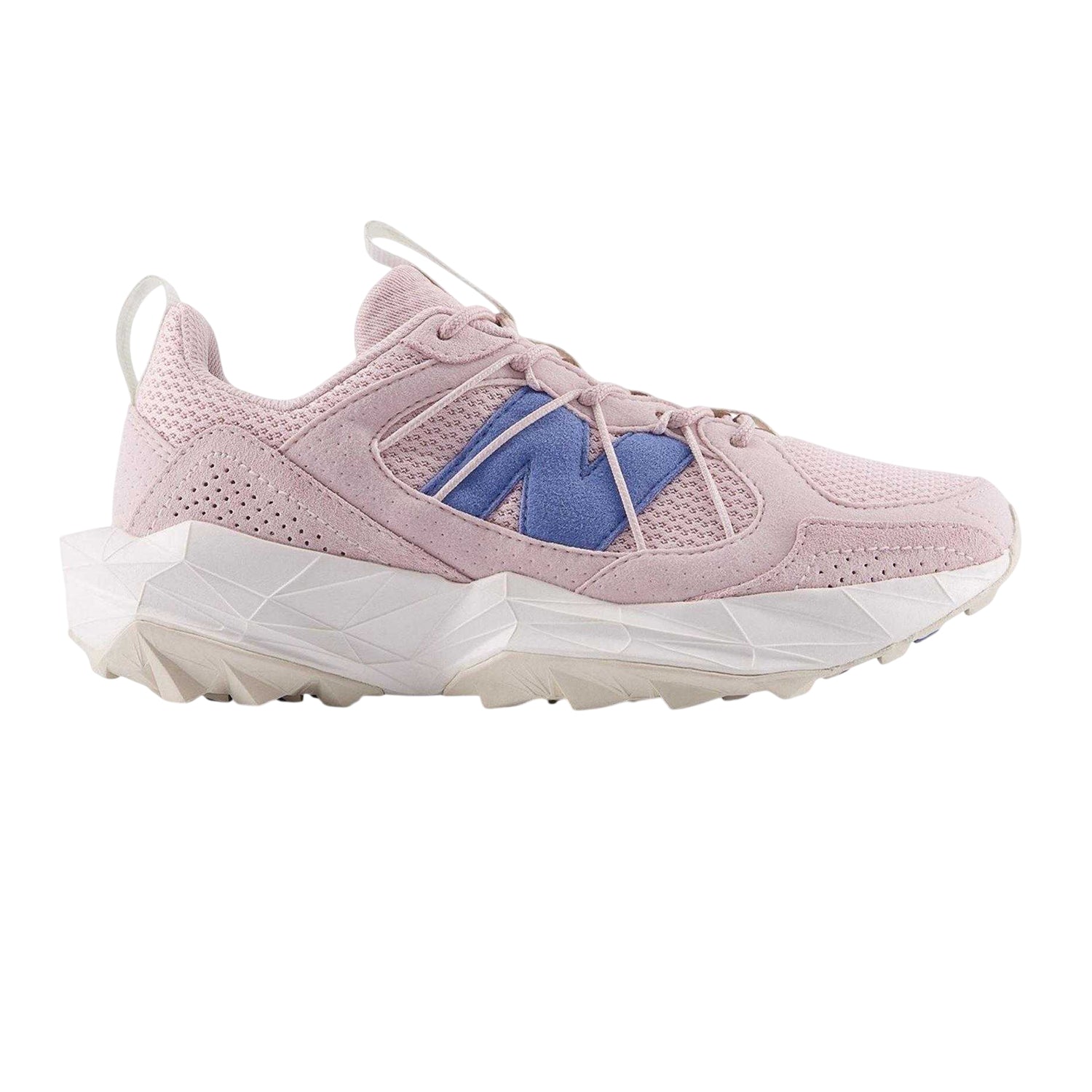 Stone-Pink-Blue - Front - New Balance Womens-Ladies Mesh Trainers