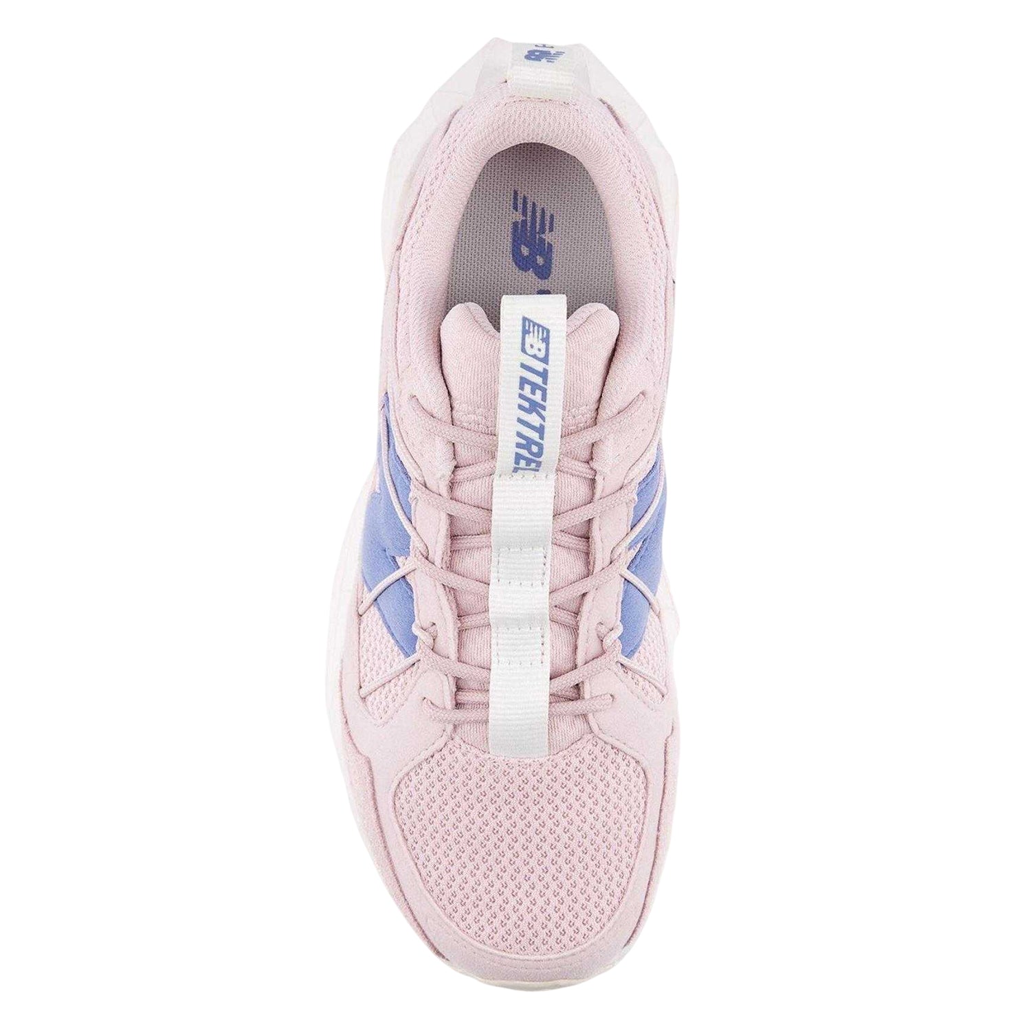 Stone-Pink-Blue - Side - New Balance Womens-Ladies Mesh Trainers