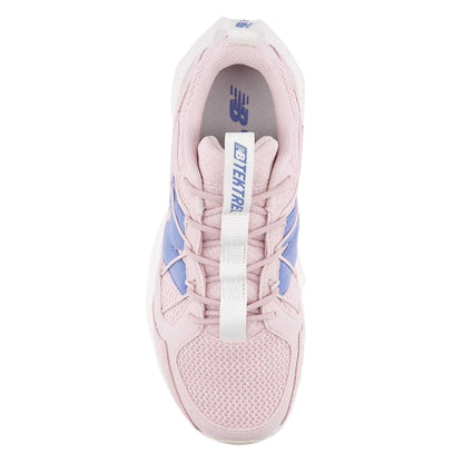 Stone-Pink-Blue - Side - New Balance Womens-Ladies Mesh Trainers