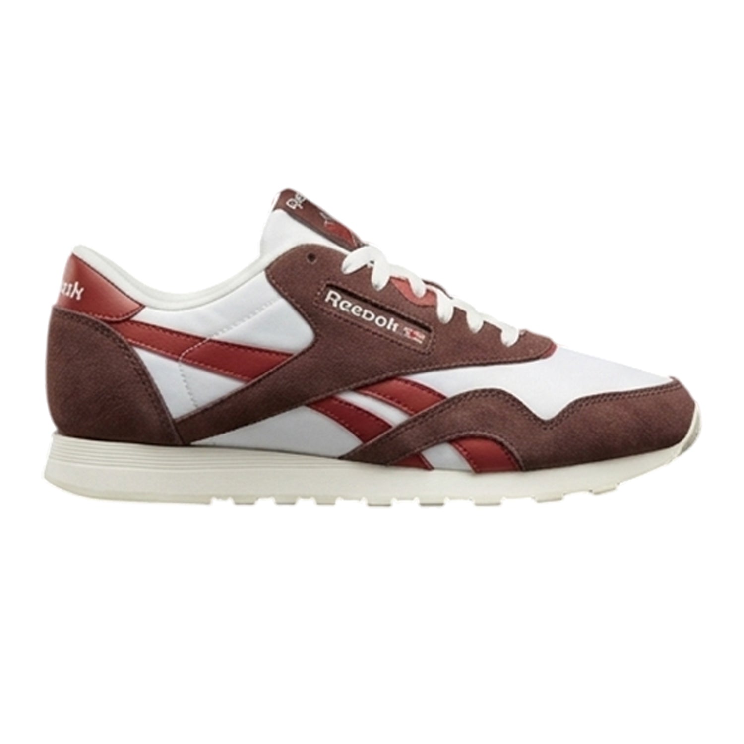 White-Grey - Front - Reebok Womens-Ladies Glide Suede Cushioned Flat Trainers