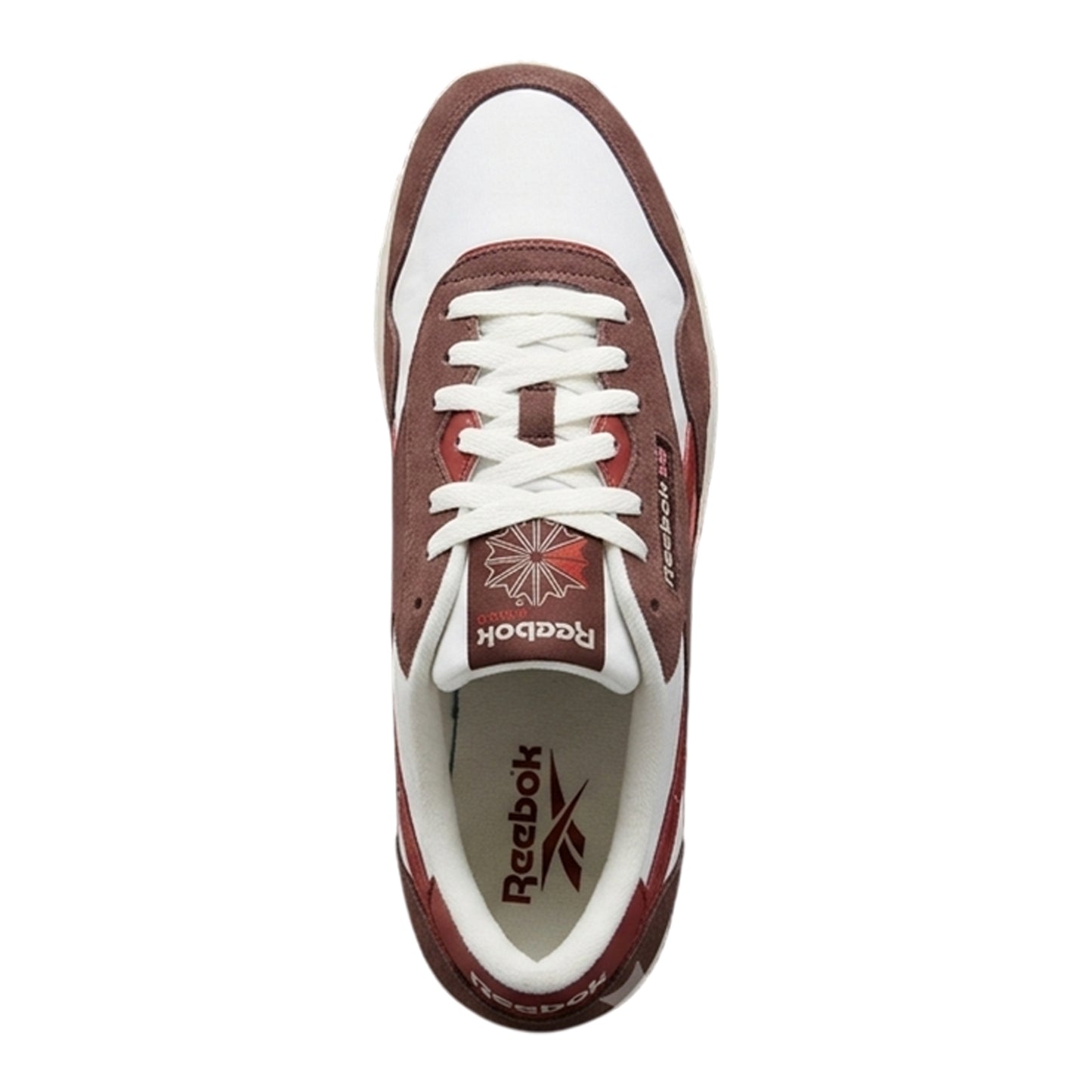 White-Grey - Lifestyle - Reebok Womens-Ladies Glide Suede Cushioned Flat Trainers