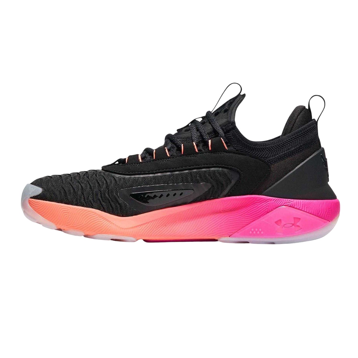 Black-Pink - Back - Under Armour Mens Project Rock 7 Trainers