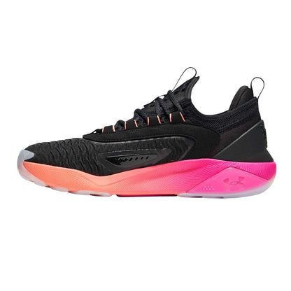 Black-Pink - Back - Under Armour Mens Project Rock 7 Trainers