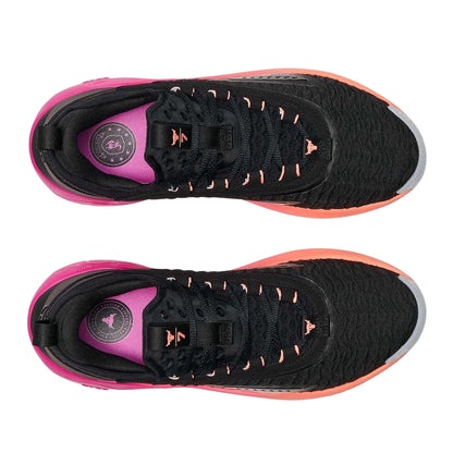 Black-Pink - Side - Under Armour Mens Project Rock 7 Trainers