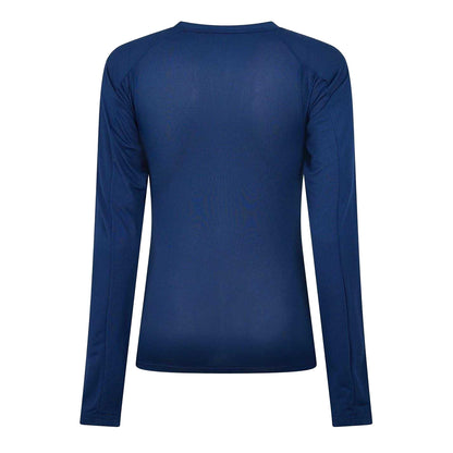 Collegiate Navy - Back - Adidas Womens-Ladies Team PL Olympic Top