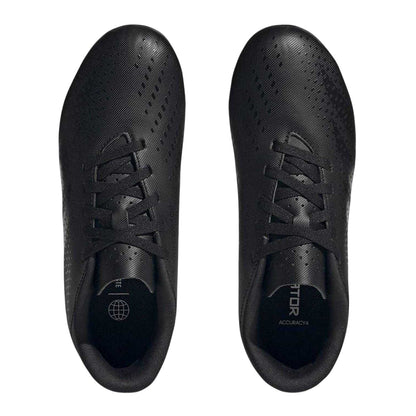 Black - Side - Adidas Childrens-Kids Predator Accuracy 4 Football Boots