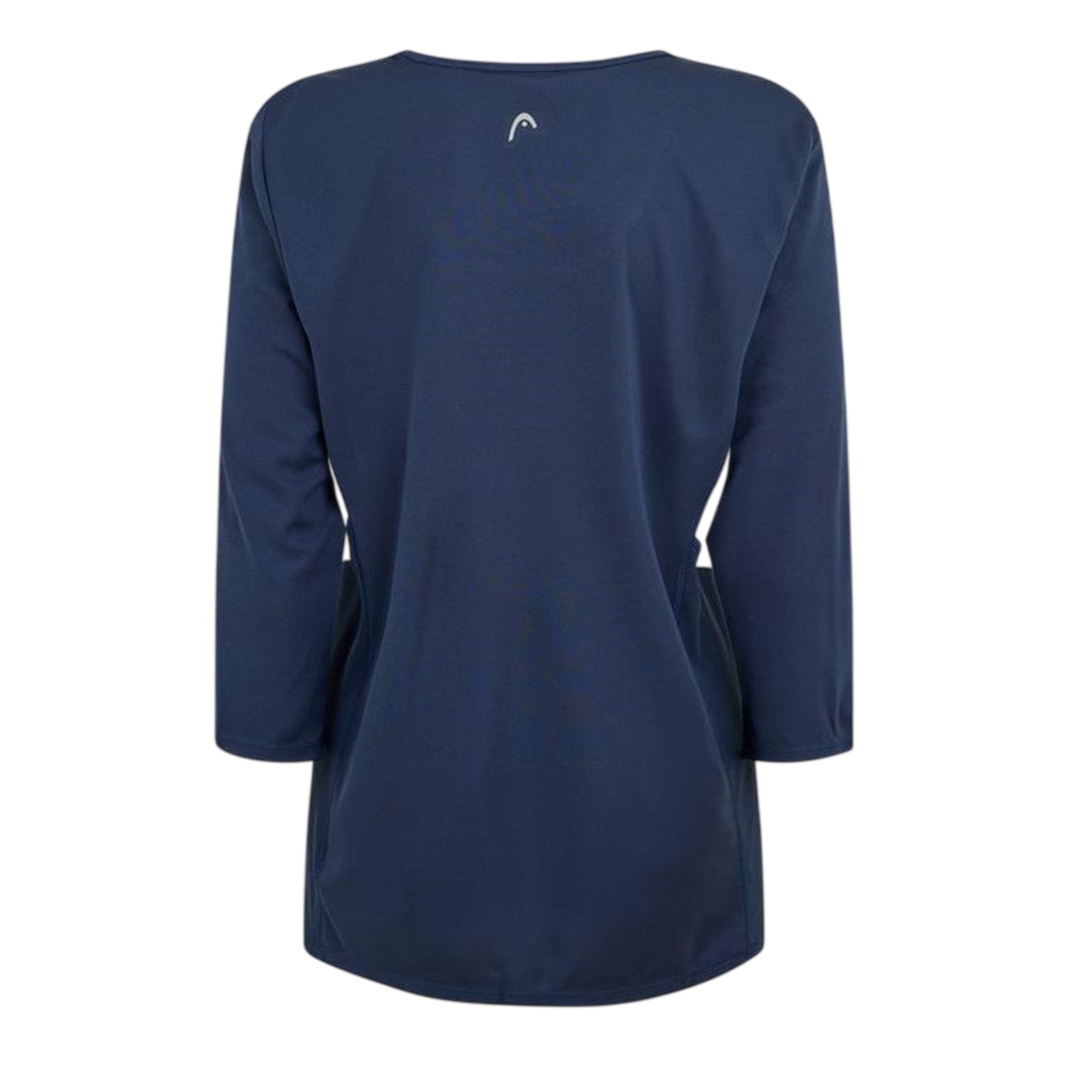 Blue - Back - Head Womens-Ladies Club Scoop Neck 3-4 Sleeve T-Shirt