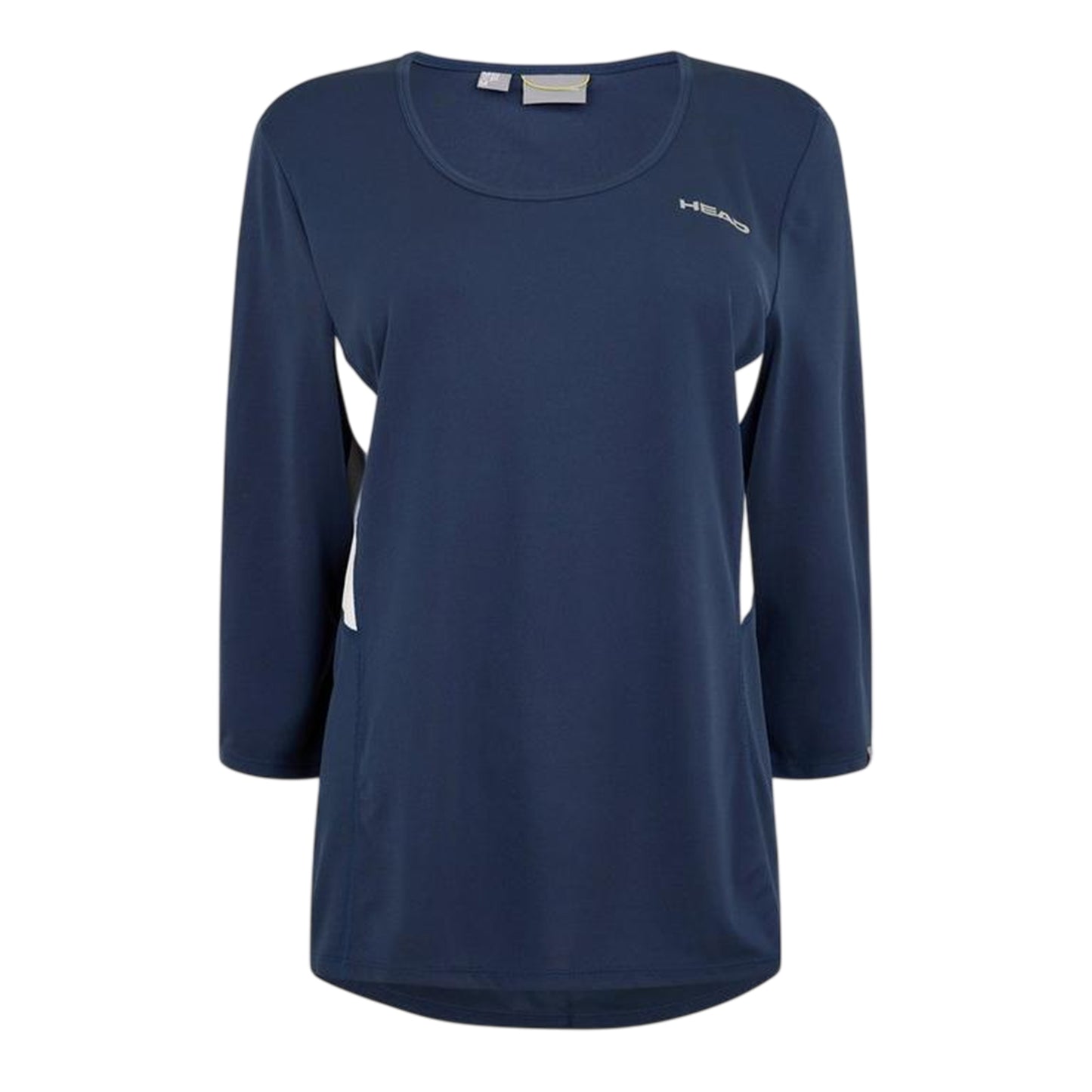 Blue - Front - Head Womens-Ladies Club Scoop Neck 3-4 Sleeve T-Shirt