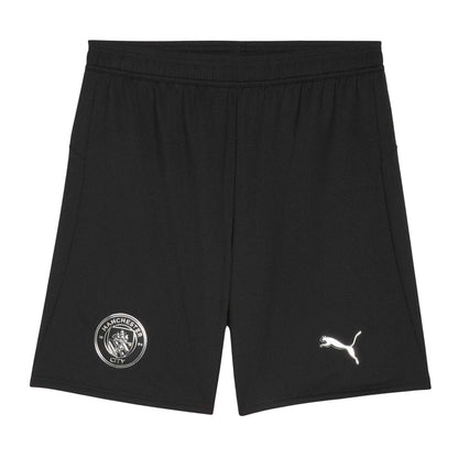Black - Front - Puma Mens 25-26 Manchester City FC Away Shorts