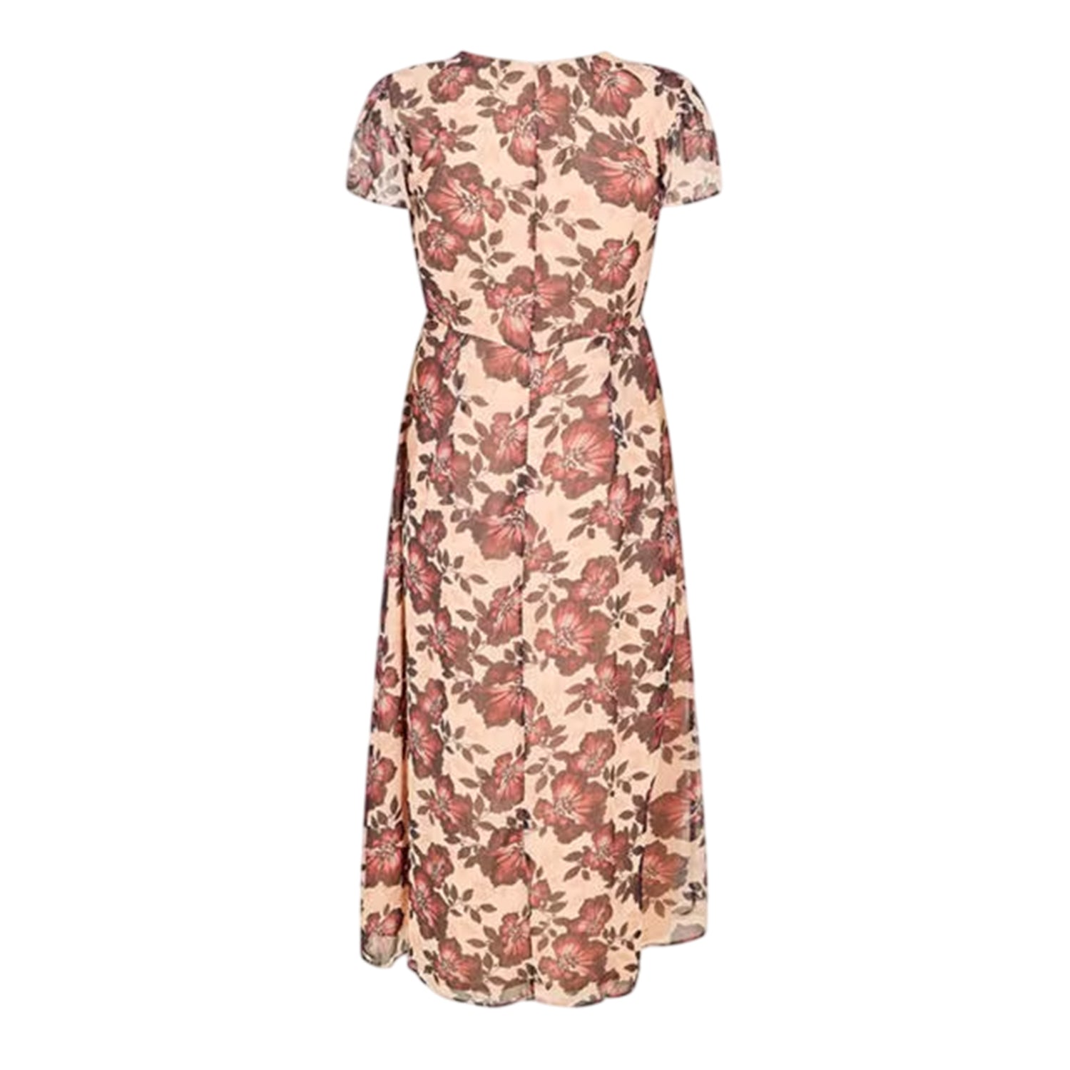 Multicoloured - Back - French Connection Womens-Ladies Elyse V Neck Flutter Midi Dress
