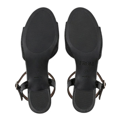 Black - Pack Shot - Where´s That From Womens-Ladies Sandals