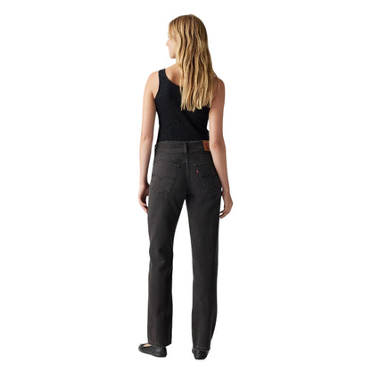 Black - Back - Levis Womens-Ladies Pro Low Rise Straight Leg Jeans