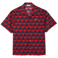 Multicoloured - Front - Lacoste Mens Printed Relaxed Fit Shirt