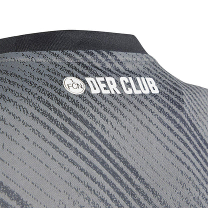 Dark Grey - Side - Adidas Childrens-Kids 2024-2025 FC Nurnberg Third Jersey