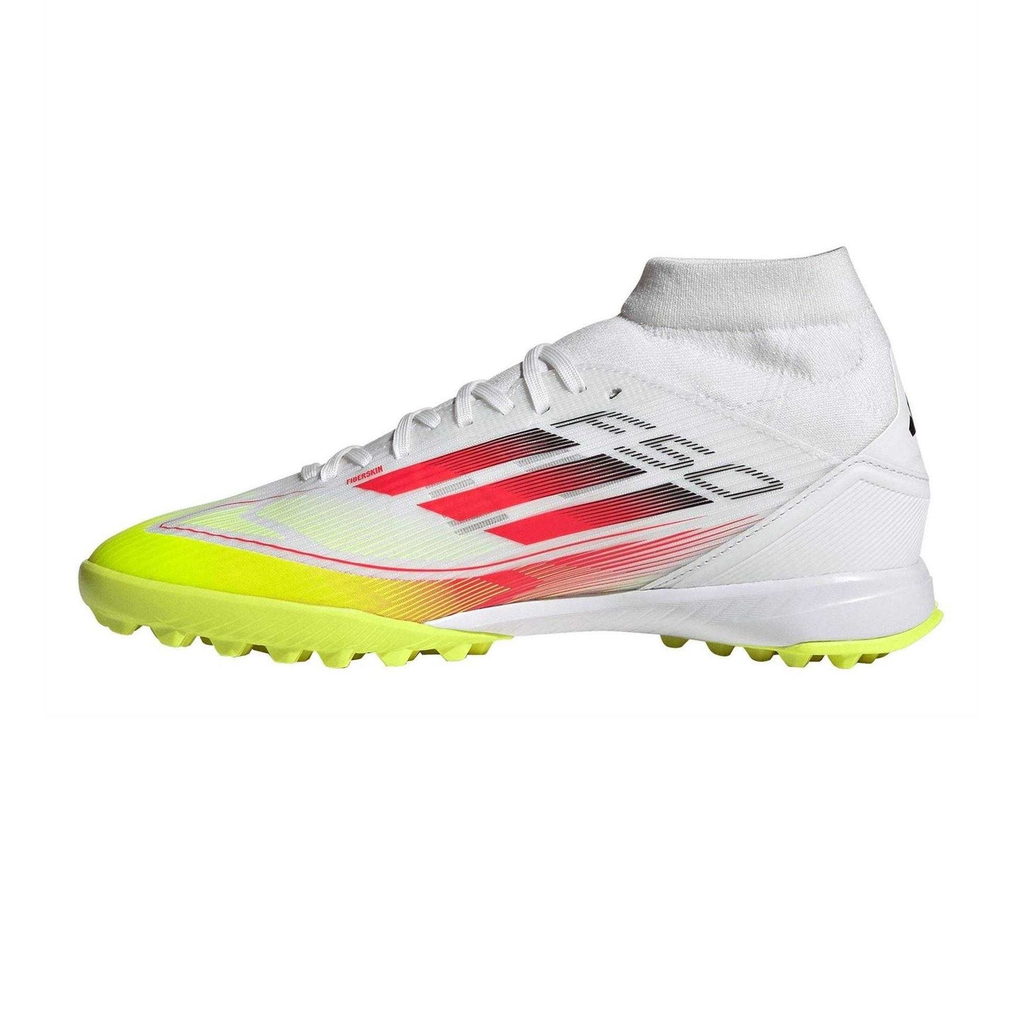 White - Side - Adidas Mens F50 League Astro Turf Trainers
