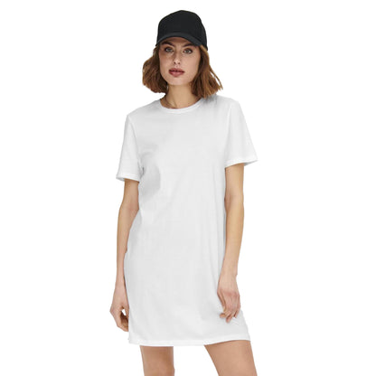 White - Side - Lacoste Womens-Ladies Pique Collared Polo Shirt Dress