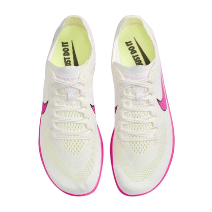 Cream-Pink - Side - Nike Unisex Adult ZoomX Dragonfly Running Athletic Shoe Spikes