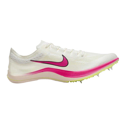 Cream-Pink - Front - Nike Unisex Adult ZoomX Dragonfly Running Athletic Shoe Spikes