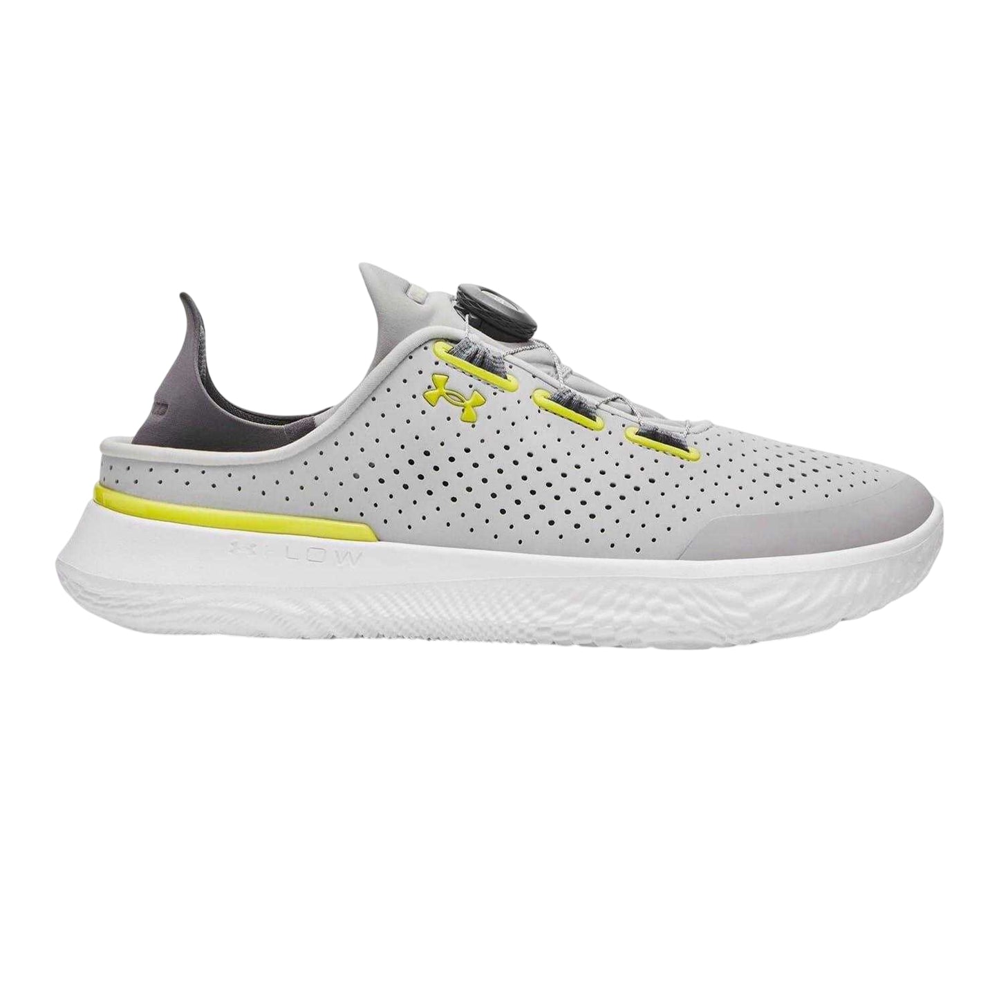 Grey - Front - Under Armour Mens Perforated Running Flat Trainers