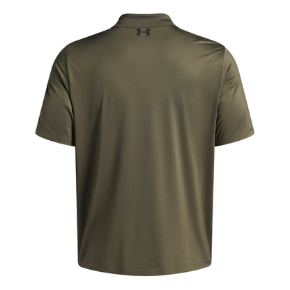 Marine - Back - Under Armour Mens Performance Breathable Athletic Polo Shirt