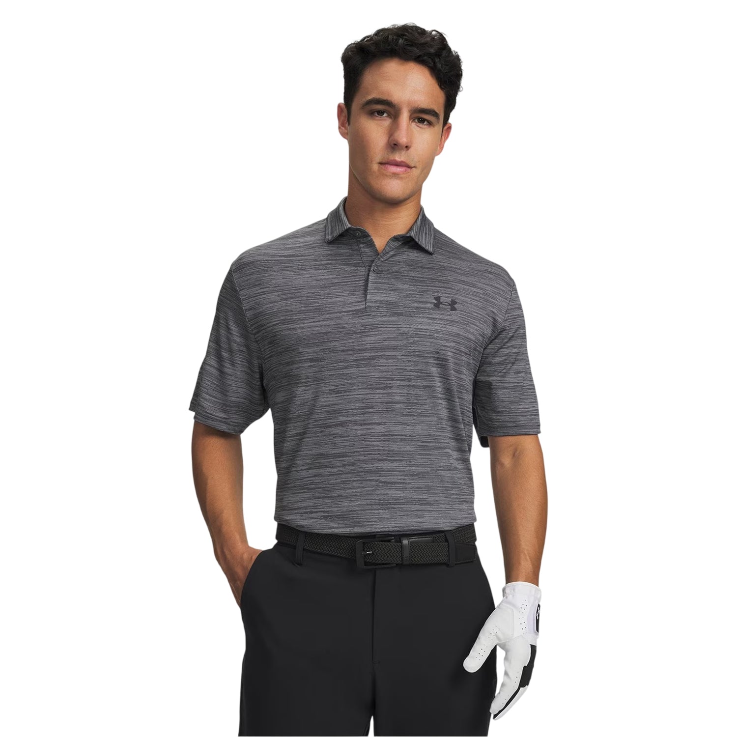 Steel - Front - Under Armour Mens Performance Breathable Athletic Polo Shirt