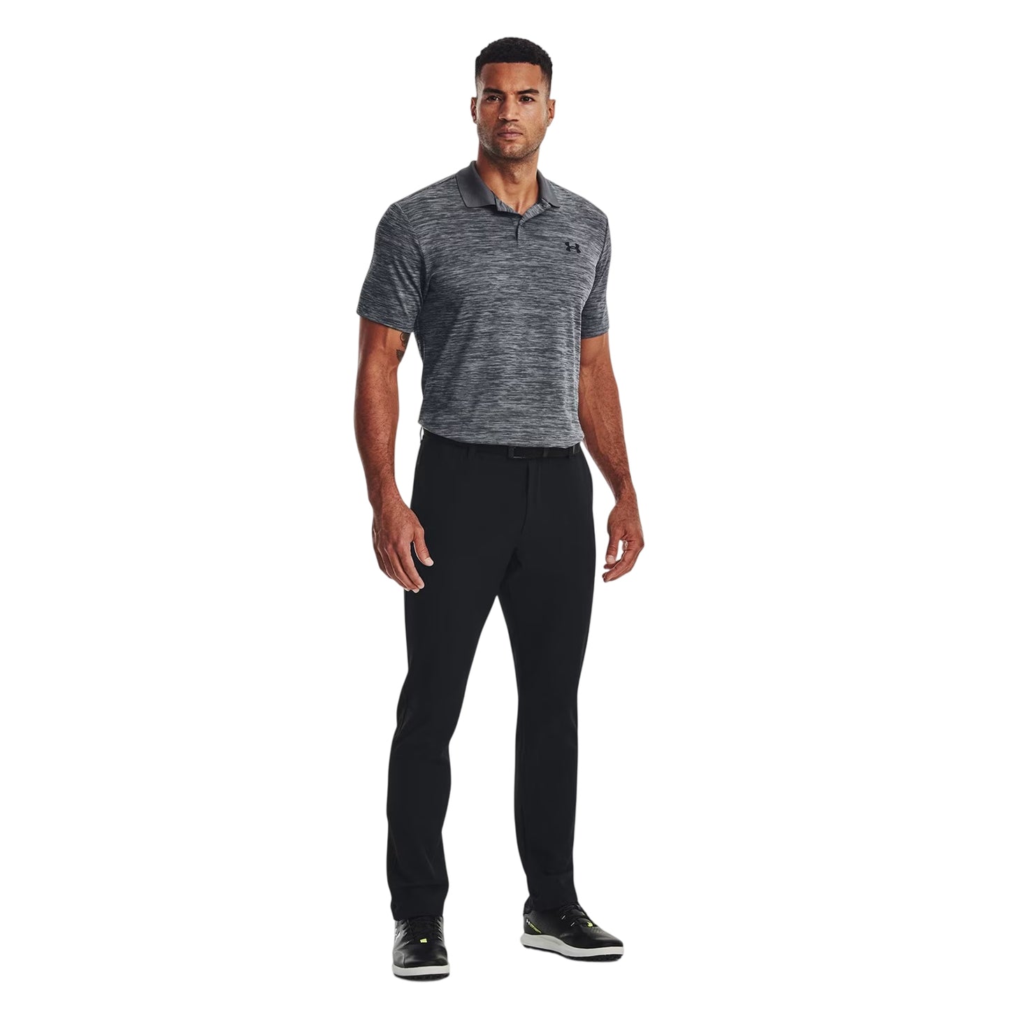 Steel - Side - Under Armour Mens Performance Breathable Athletic Polo Shirt