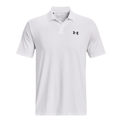 White - Front - Under Armour Mens Performance Breathable Athletic Polo Shirt