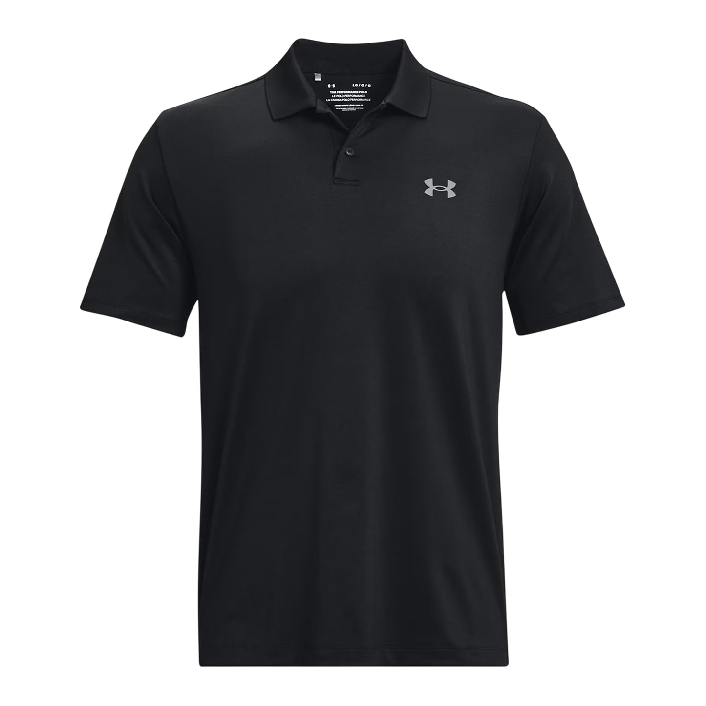 Black - Front - Under Armour Mens Performance Breathable Athletic Polo Shirt