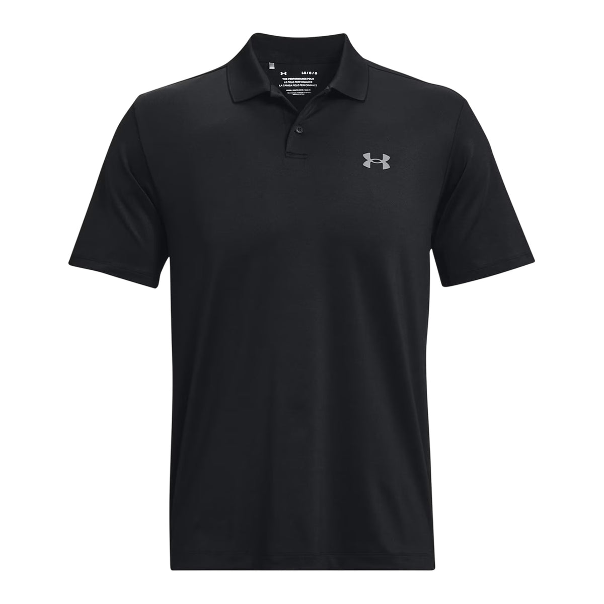 Black - Front - Under Armour Mens Performance Breathable Polo Shirt