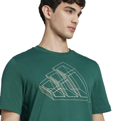 College Green - Lifestyle - Adidas Mens Graphic Print Logo T-Shirt