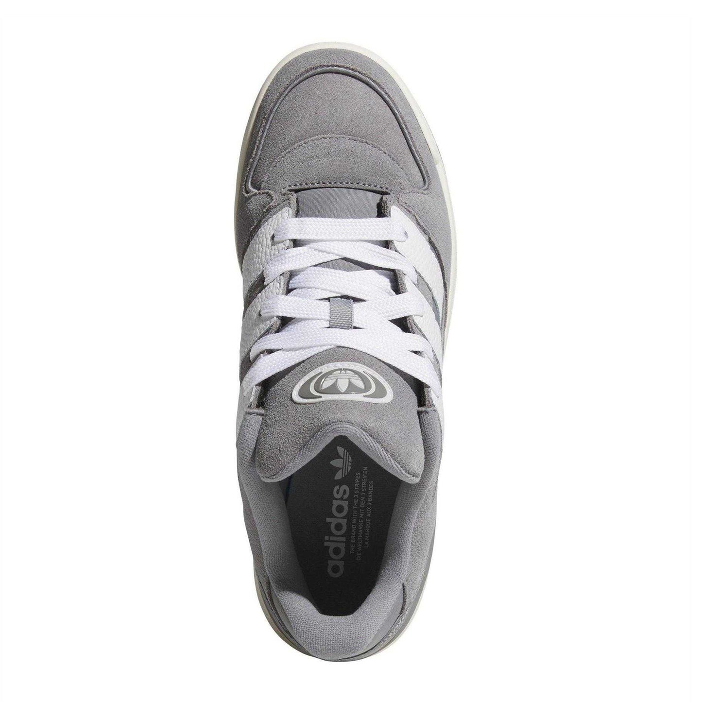 Grey Three - Lifestyle - Adidas Mens Forum 2000 Leather Trainers
