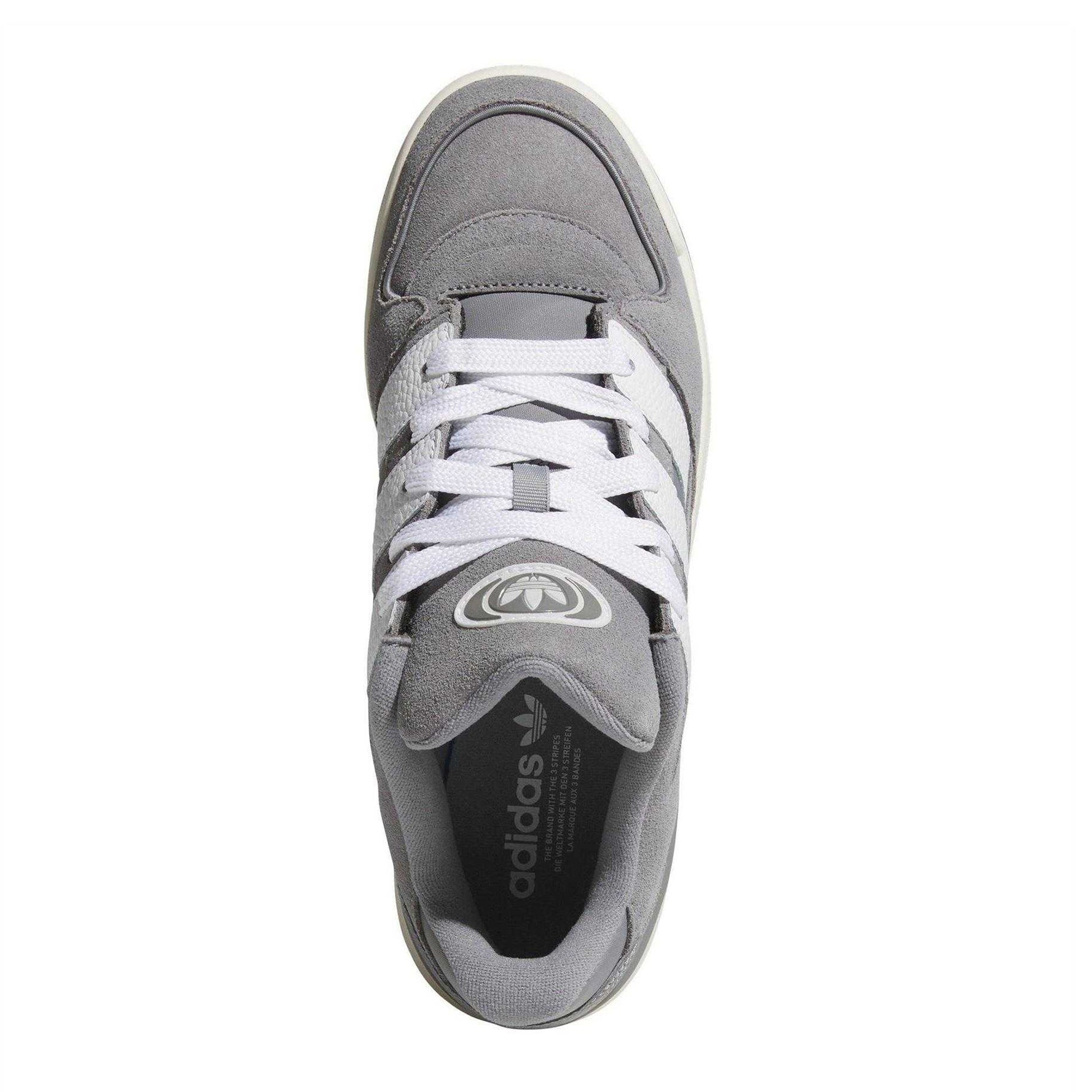 Grey Three - Lifestyle - Adidas Mens Forum 2000 Leather Trainers