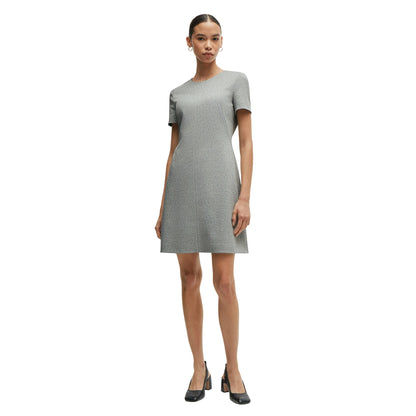 Grey - Side - Boss Womens-Ladies Donalara Dress