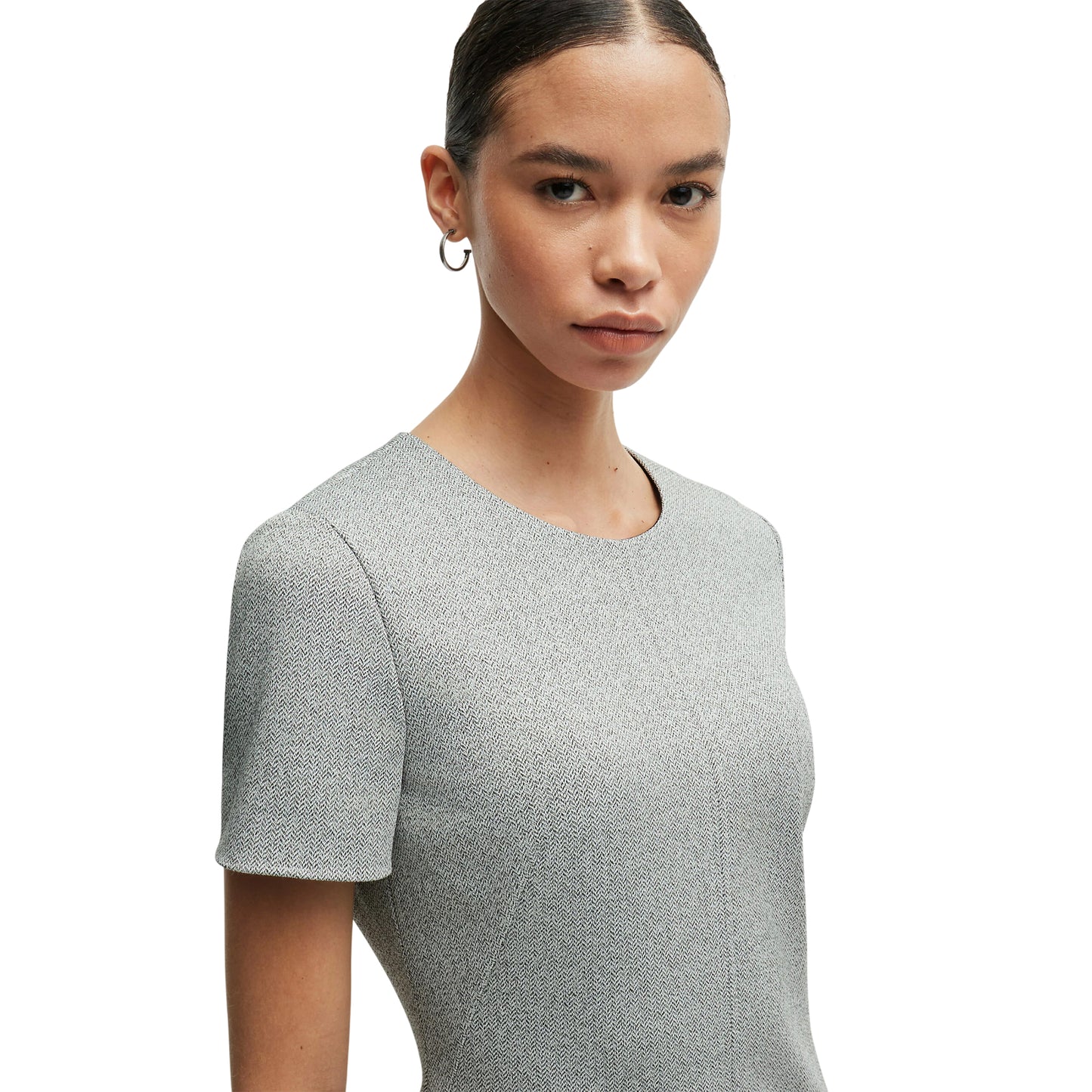 Grey - Lifestyle - Boss Womens-Ladies Donalara Dress