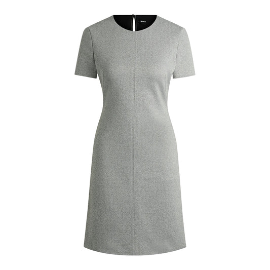 Grey - Front - Boss Womens-Ladies Donalara Dress