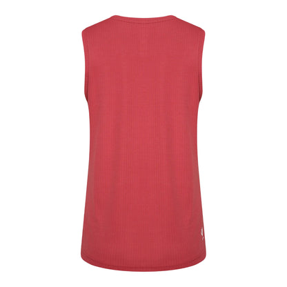 Earth Rose - Back - Dare 2B Womens-Ladies Ribbed Relaxed Fit Vest Top