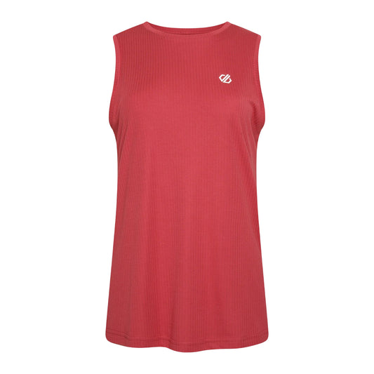 Earth Rose - Front - Dare 2B Womens-Ladies Ribbed Relaxed Fit Vest Top