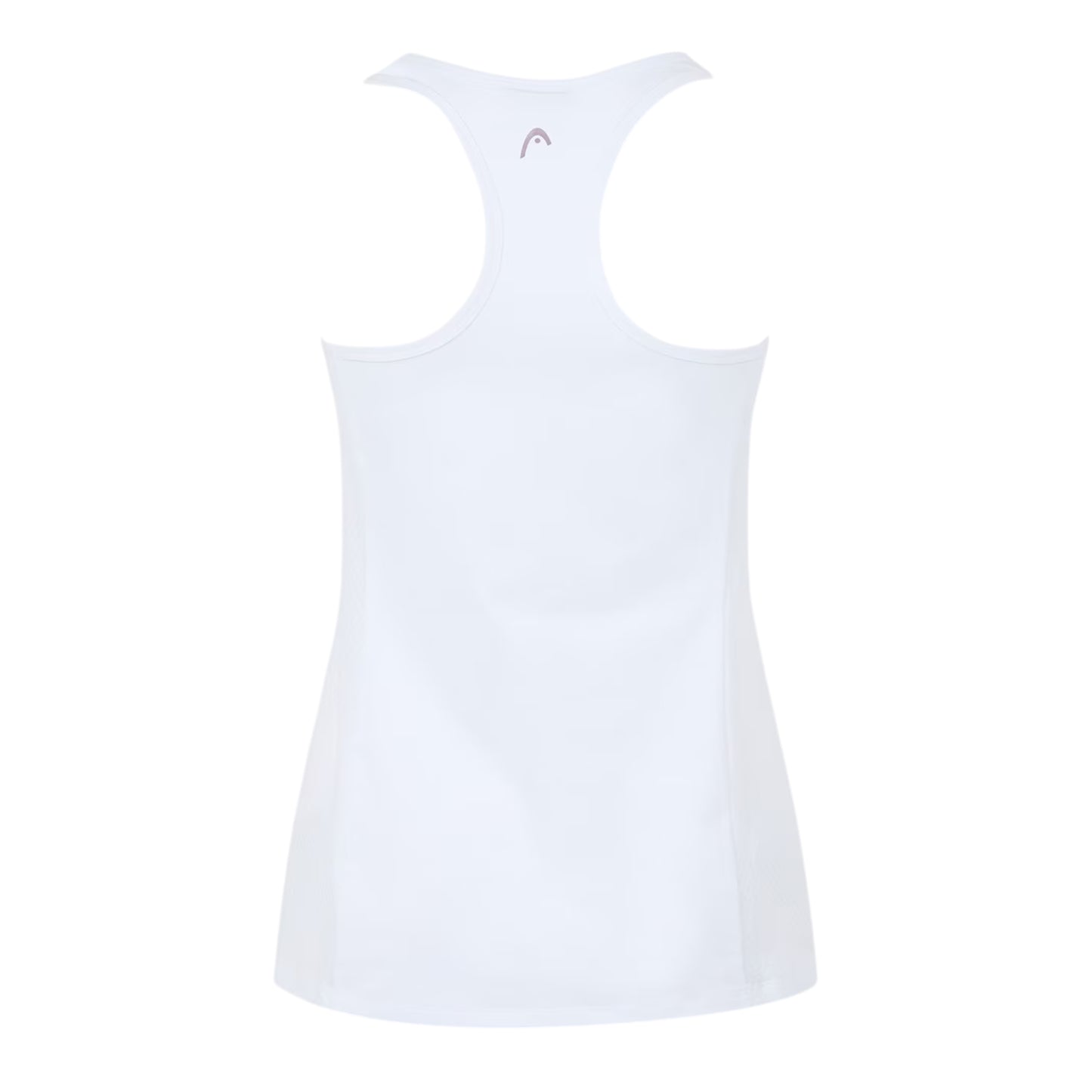 White - Back - Head Womens-Ladies Colour Block Tank Top
