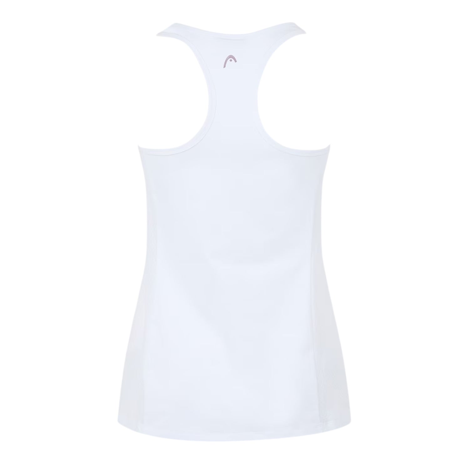 White - Back - Head Womens-Ladies Colour Block Tank Top