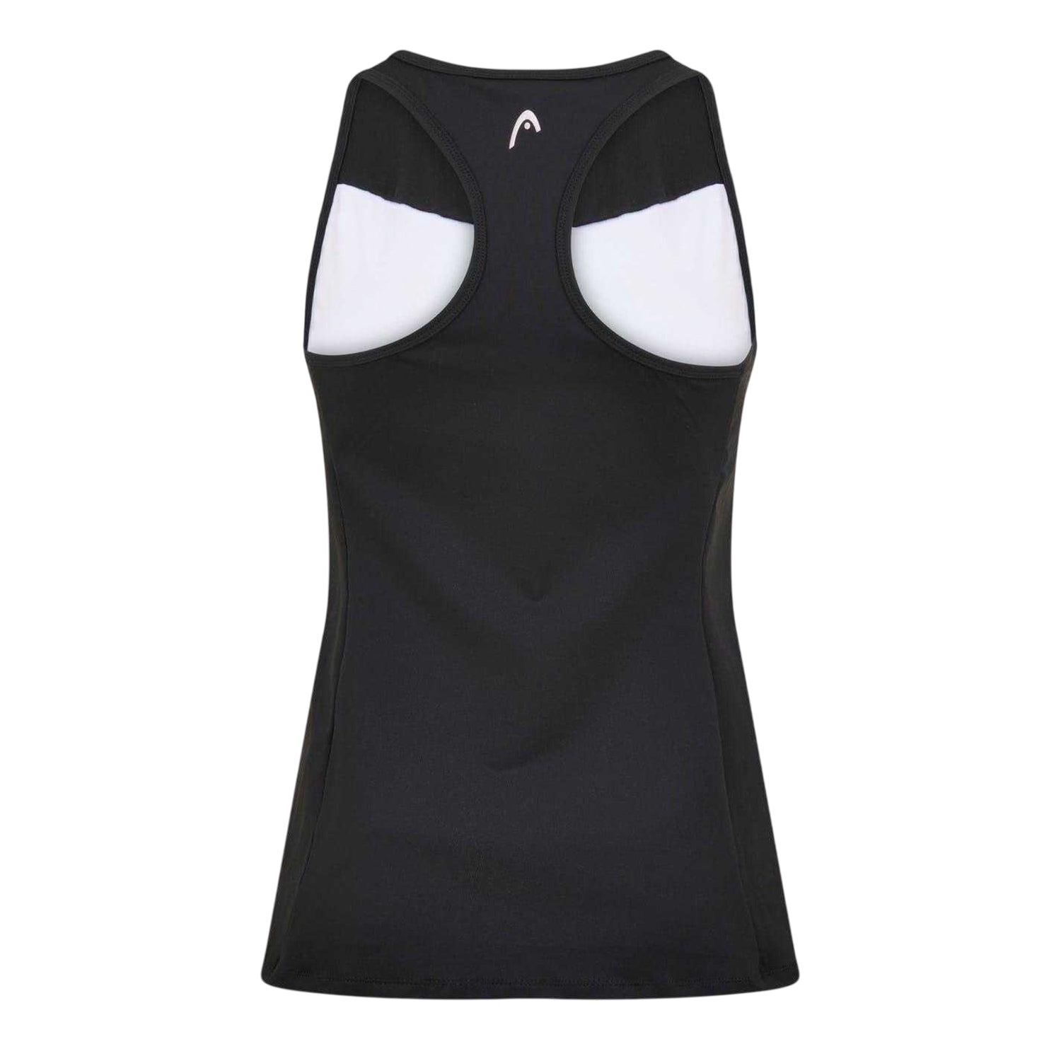 White-Black - Back - Head Womens-Ladies Colour Block Tank Top