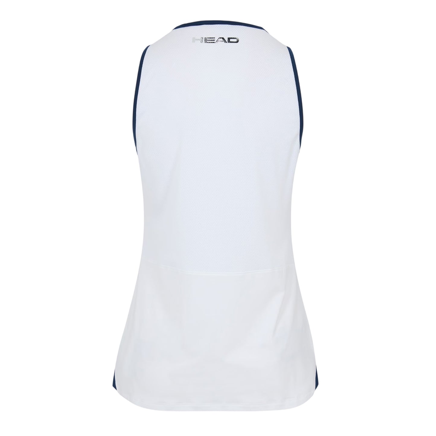 White-Navy-Green - Back - Head Womens-Ladies Colour Block Tank Top