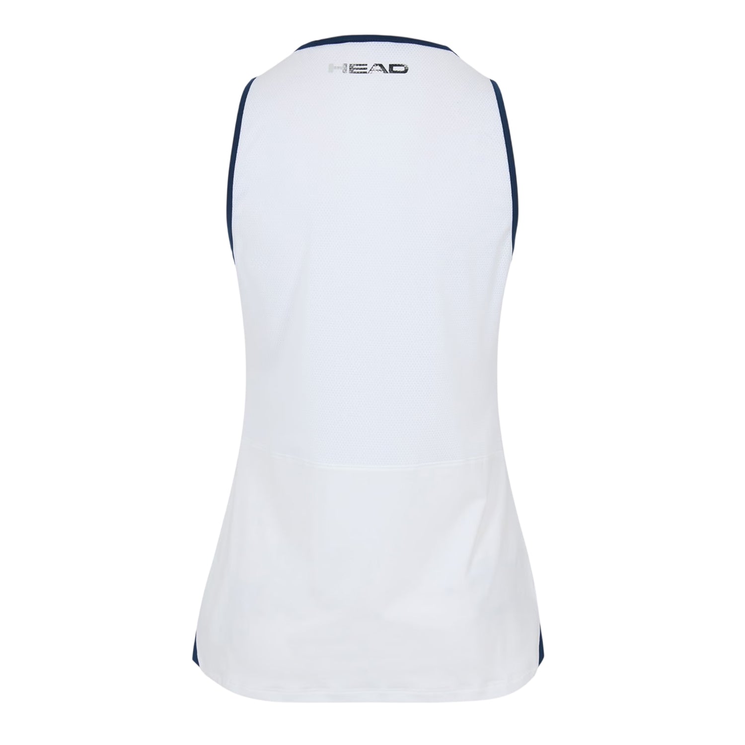 White-Navy-Green - Back - Head Womens-Ladies Colour Block Tank Top