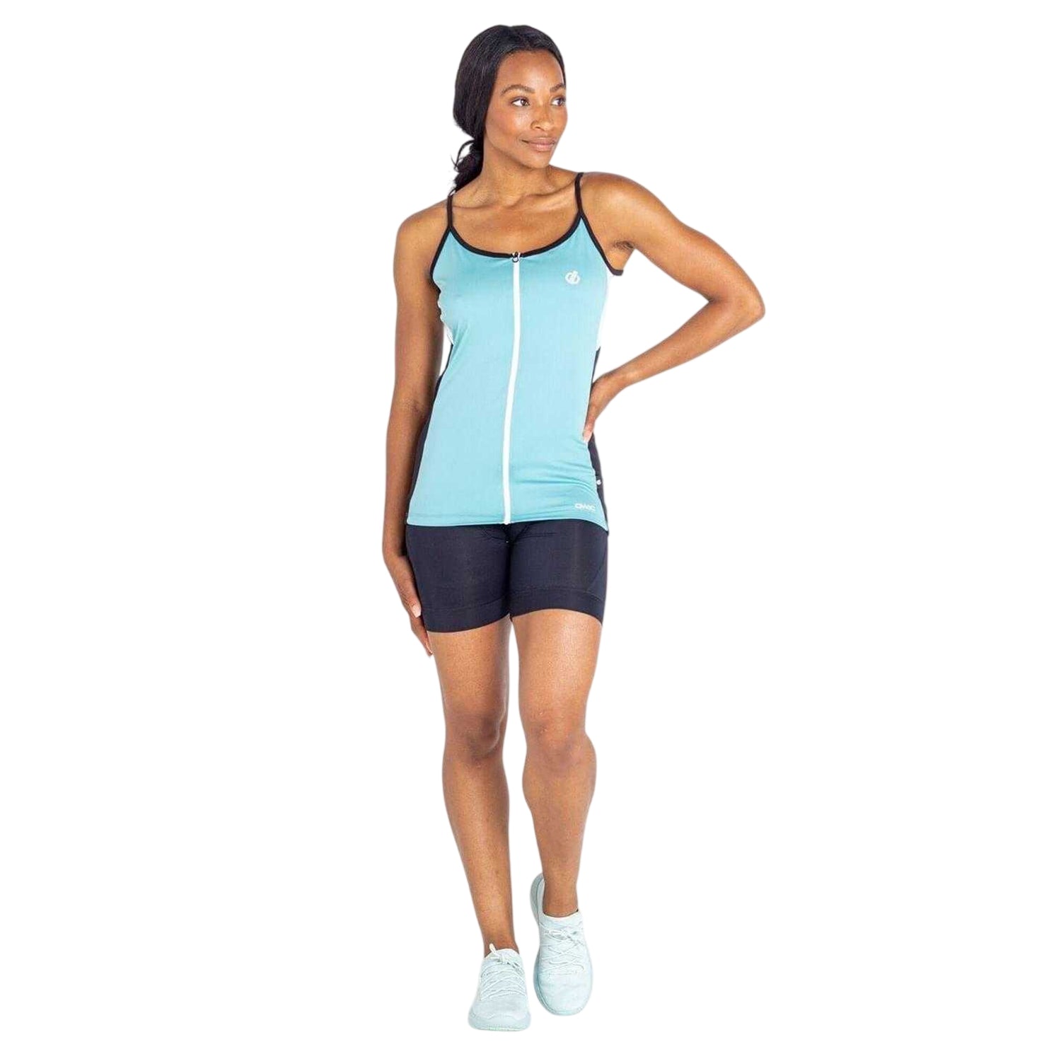 Meadowbrook Green-Black - Side - Dare 2B Womens-Ladies Regale II Sleeveless Vest Top
