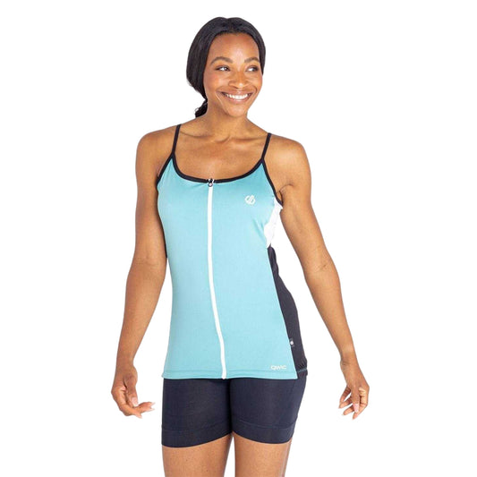 Meadowbrook Green-Black - Front - Dare 2B Womens-Ladies Regale II Sleeveless Vest Top