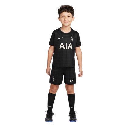 Black - Back - Nike Childrens-Kids 2025-2026 Tottenham Hotspur FC Away Kit Set