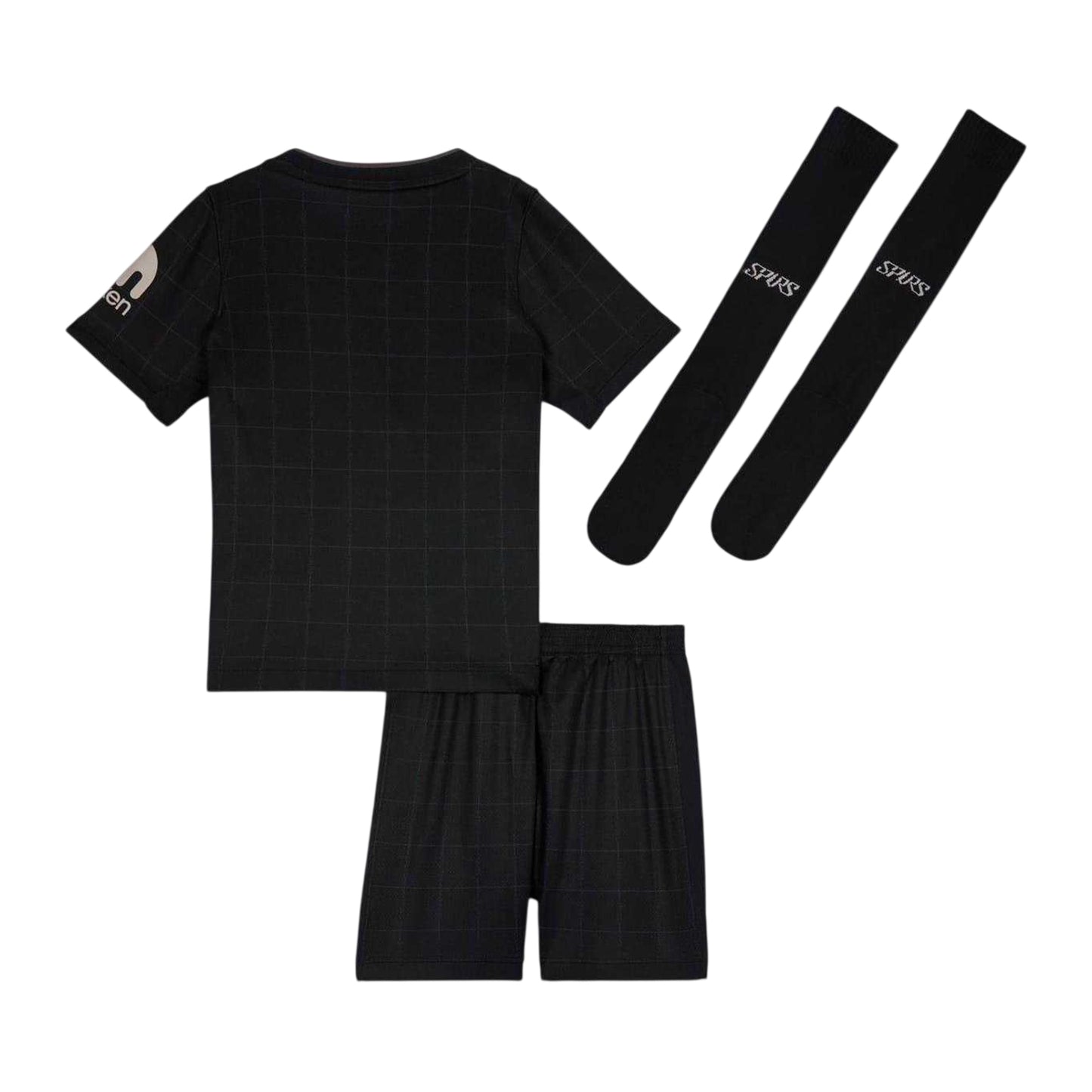 Black - Front - Nike Childrens-Kids 2025-2026 Tottenham Hotspur FC Away Kit Set